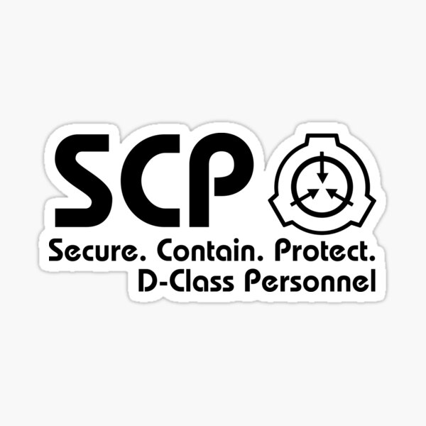 SCP foundation Class D Sticker for Sale by Jack O TV