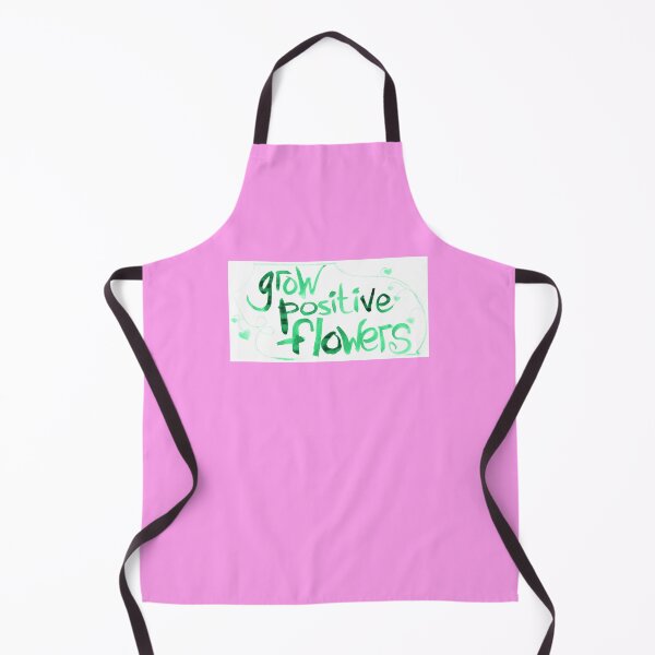 Item preview, Grow positive flowers watercolor handwritten | plant lovers motivational saying designed and sold by lausn.