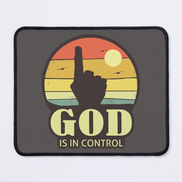 Item preview, God Is In Control. "One God" Retro Style - Vintage Sunset designed and sold by Heavdaiin.