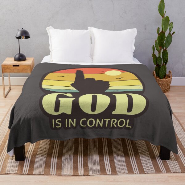 Item preview, God Is In Control. "One God" Retro Style - Vintage Sunset  designed and sold by Heavdaiin.
