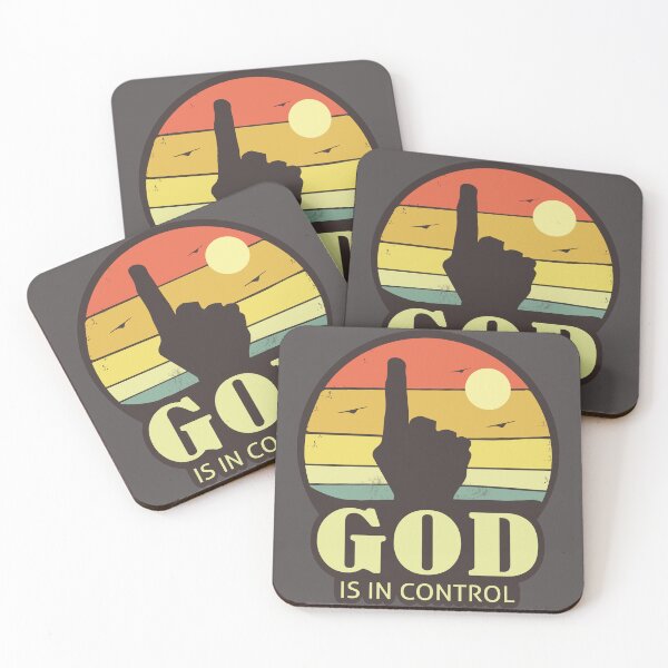 Item preview, God Is In Control. "One God" Retro Style - Vintage Sunset  designed and sold by Heavdaiin.