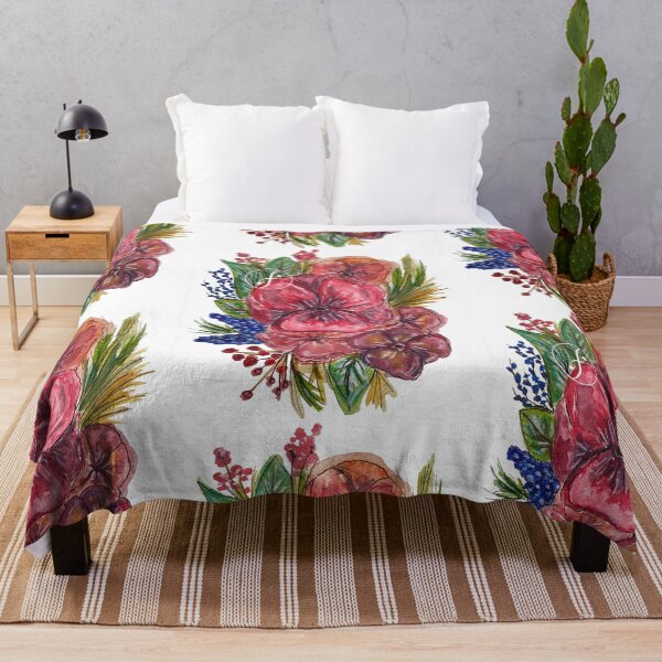 Item preview, Watercolor Flower Bouquet designed and sold by unfold-gettable.