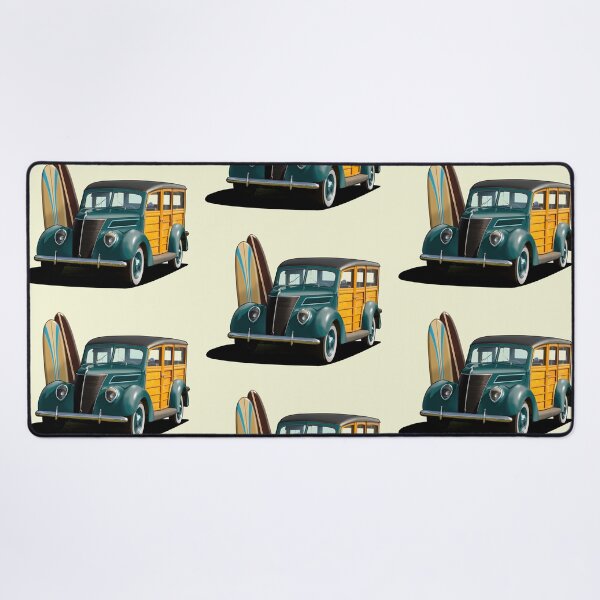 Item preview, 1937 Ford Woody Station Wagon in teal designed and sold by candc-retro.