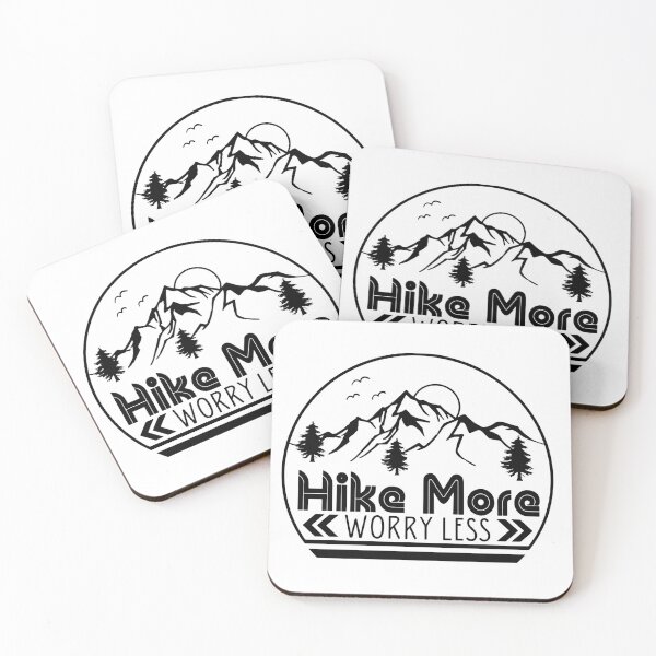 Item preview, Hike More Worry Less designed and sold by KARAKATE.