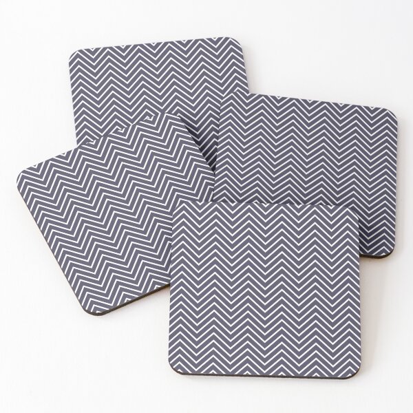 Item preview, Copy of Mountain Ash Collection - Grey and White Chevron Pattern designed and sold by Missing In Art.
