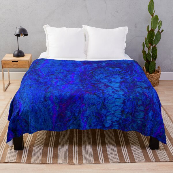 Item preview, Elegant navy blue abstract bark pattern designed and sold by fowons.