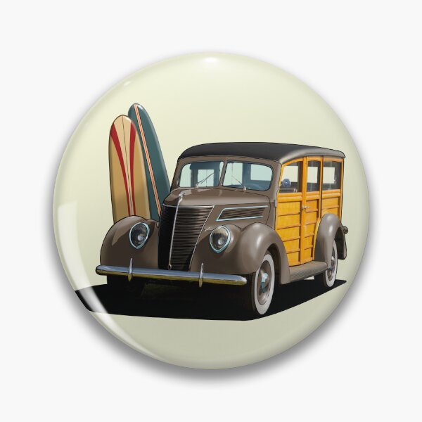 Item preview, 1937 Ford Woody Station Wagon in brown designed and sold by candc-retro.