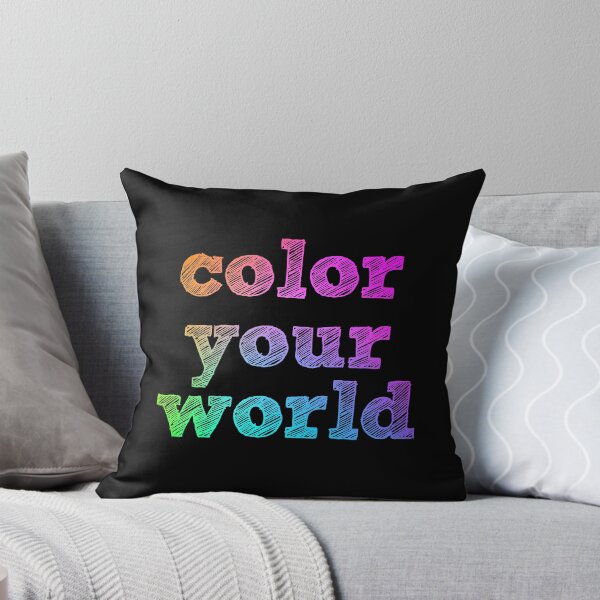 Item preview, Color Your World - rainbow quote designed and sold by thephoenixsoul.