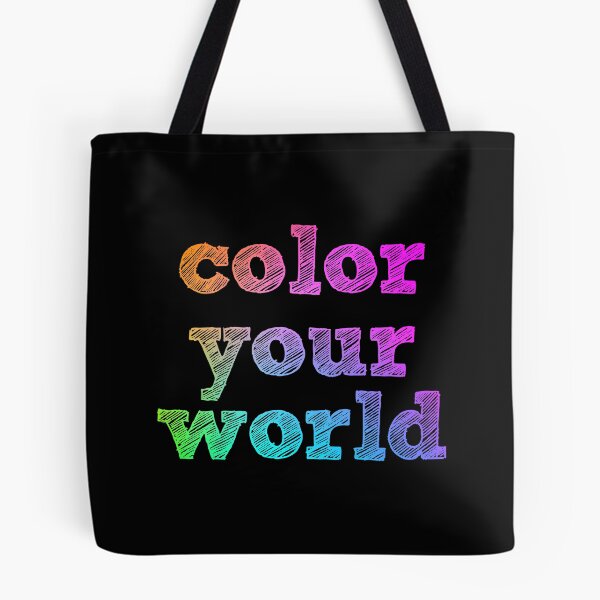 Item preview, Color Your World - rainbow quote designed and sold by thephoenixsoul.