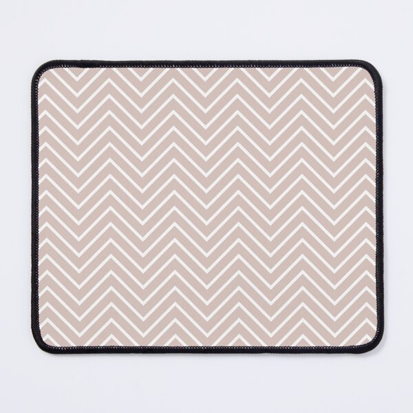 Item preview, Mountain Ash Collection - White and Beige Chevron Pattern designed and sold by Missing In Art.