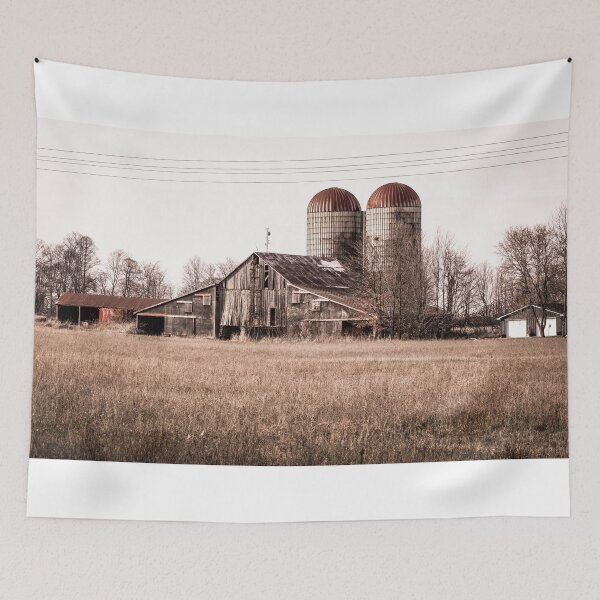 Item preview, Rural Barn With Silos designed and sold by Robert Alsop.
