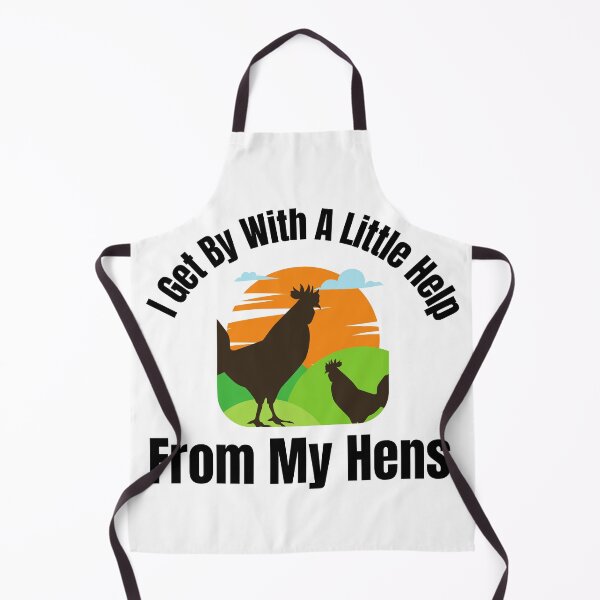 Item preview, Funny Farmer I Get By With A Little Help From My Hens designed and sold by badretop.