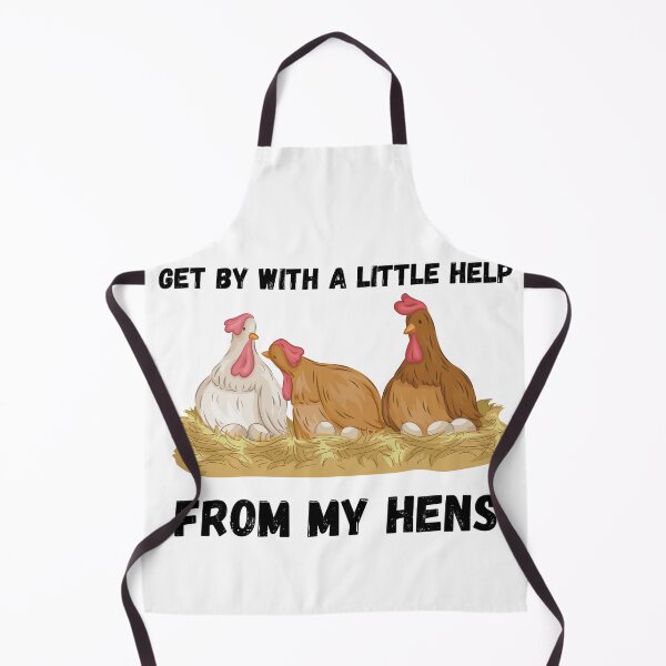 Item preview, Funny Farmer I Get By With A Little Help From My Hens designed and sold by badretop.