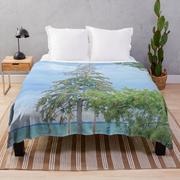 Item preview, Calm Green Waters Blue Stormy Sky designed and sold by gillys.