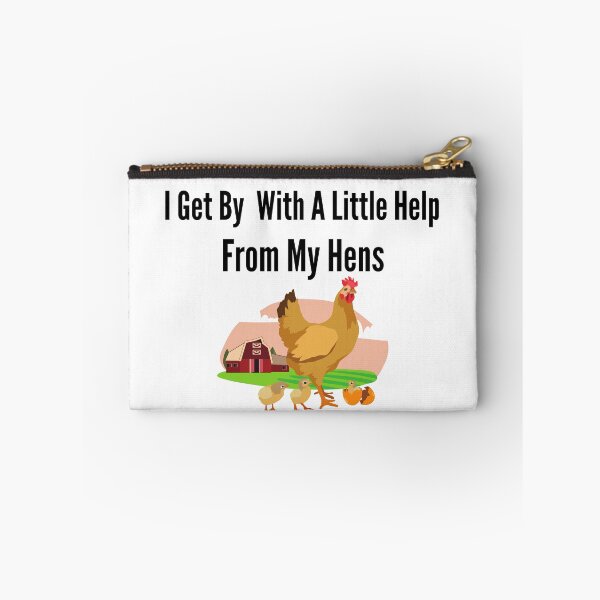 Item preview,  Funny Farmer I Get By With A Little Help From My Hens  designed and sold by badretop.
