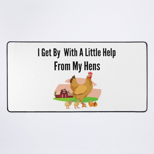Item preview,  Funny Farmer I Get By With A Little Help From My Hens  designed and sold by badretop.