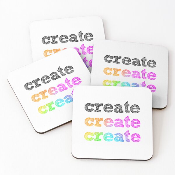 Item preview, Create - rainbow quote designed and sold by thephoenixsoul.