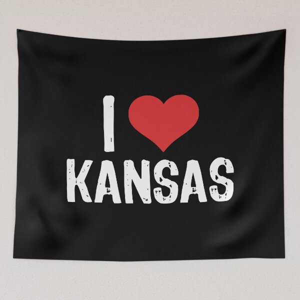 Item preview, I Love Kansas designed and sold by The "I Love Everything" Shop.