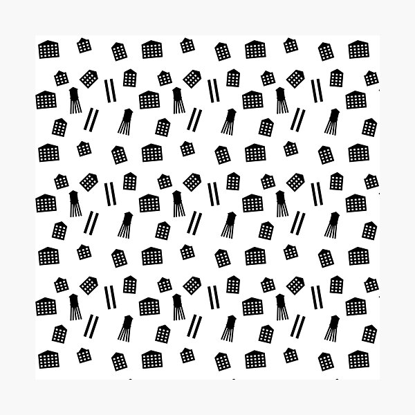 Item preview, Columbus Georgia Skyline Buildings Pattern designed and sold by JakeRhodes.