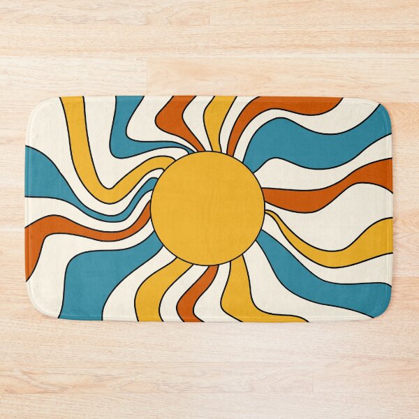 Item preview, Retro Sunshine 70s Print designed and sold by meggydesigns.