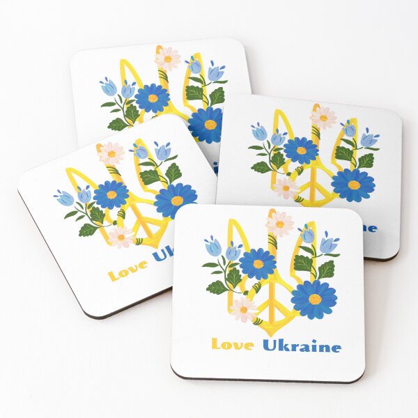 Item preview, Love Ukraine 2022 Stop war emblem of Ukraine designed and sold by MixShop10.