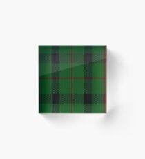 Kincaid of Kincaid Clan/Family Tartan Acrylic Block