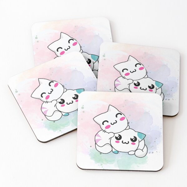Item preview, Kawaii love kitty designed and sold by MamaNeeaDesigns.
