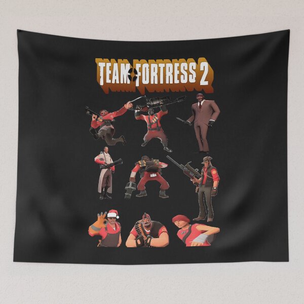 Item preview, Team fortress    all characters  classes with tf logo classic t shirt designed and sold by katiaros133.