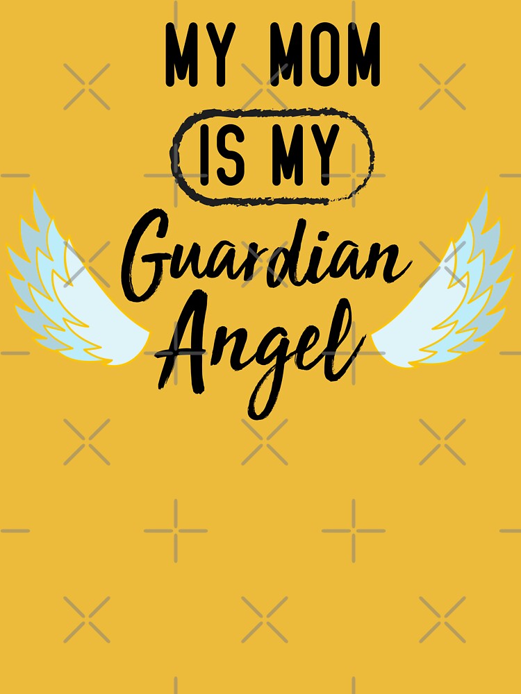 MY MOM ÍS MY GUARDIAN ANGEL - Mom - Baseball T-Shirt