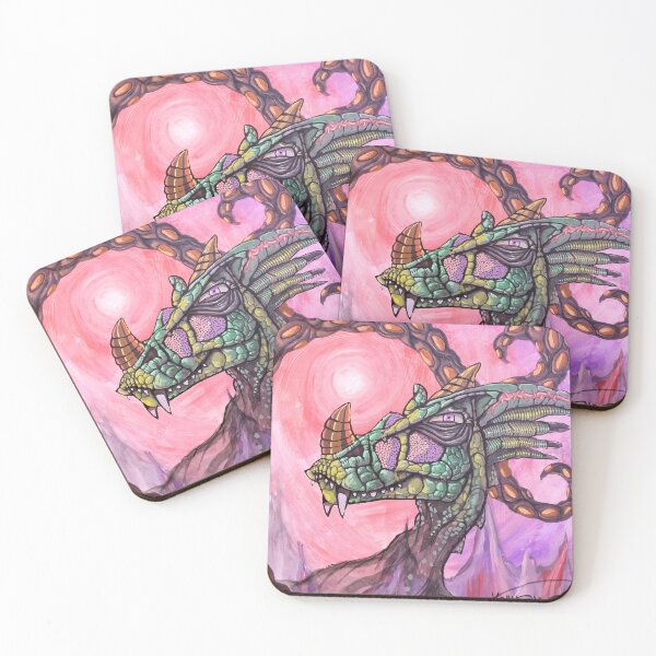 Item preview, Smirking dragon on alien planet designed and sold by Keith Trimm.