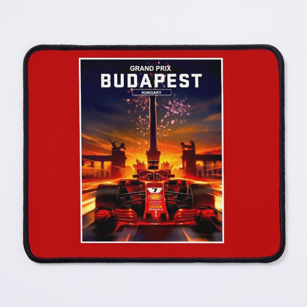 Item preview, BUDAPEST GRAND PRIX : Vintage Hungary Auto Racing Print designed and sold by posterbobs.