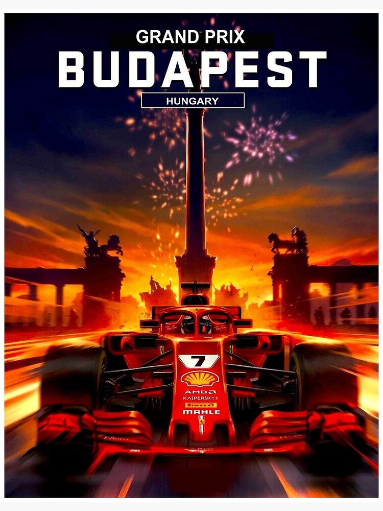 "BUDAPEST GRAND PRIX : Vintage Hungary Auto Racing Print" Poster For ...