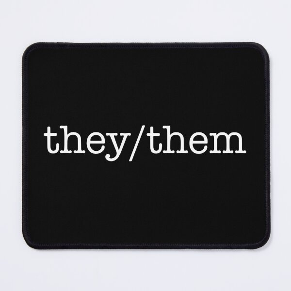 Item preview, They Them Pronouns Gender Preference designed and sold by The Junto Shop.