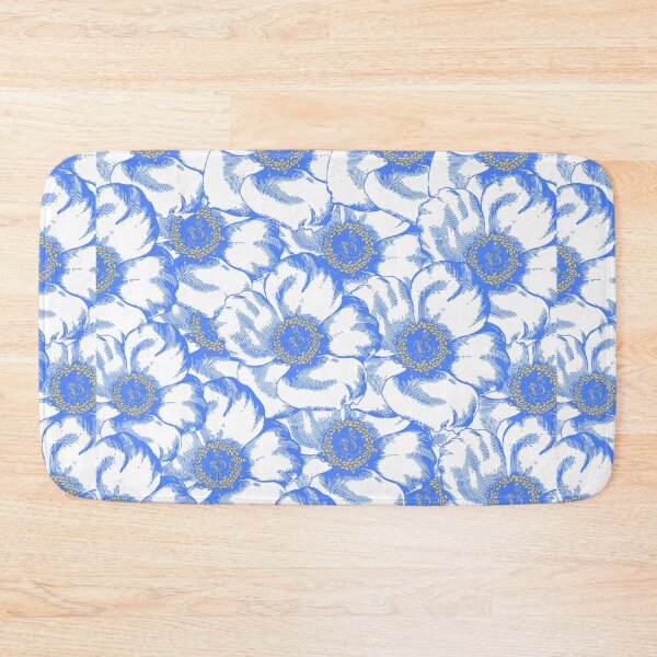 Item preview, Retro blue flower seamless pattern. designed and sold by Giree07.