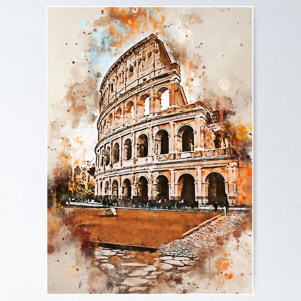 Item preview, Rome in Watercolor designed and sold by HaydenColeman.