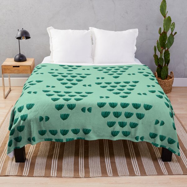 Item preview, Modern Stacked Seagrass Triangle Pattern designed and sold by Ingrid Poole.