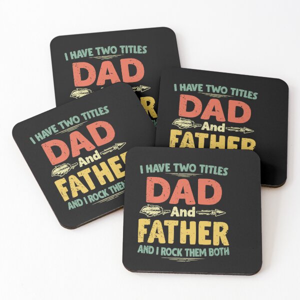 Item preview, Mens Vintage I Have Two Titles Dad And Father Father39;s Day T-Shirt designed and sold by BahnGaliana.