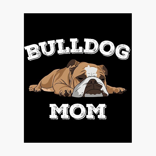 Artikel-Vorschau von Bulldoggen-Mamma-Entwurf - Bulldoggen-Mamma, designt und verkauft von kudostees.