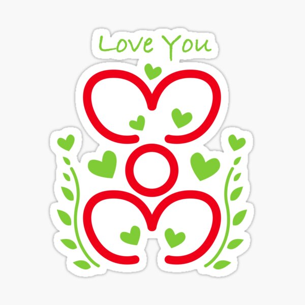 Love You Maa Stickers for Sale | Redbubble