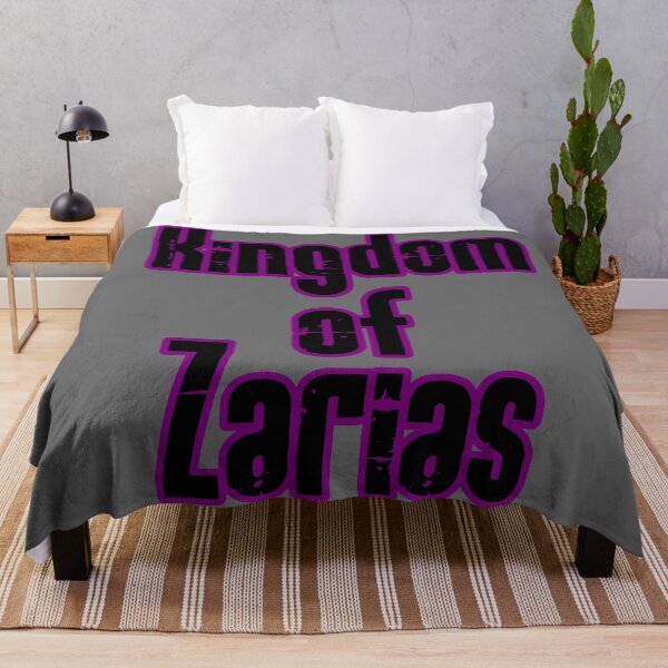 Item preview, Kingdom of Zarias Logo- Black and Purple on Gray designed and sold by Greenwood2112.