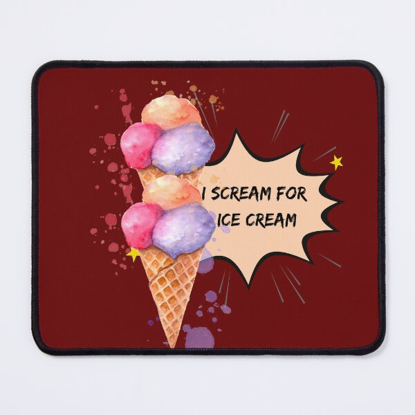 Item preview, I Scream For Ice Cream-funny ice cream saying and jokes  designed and sold by CareChoice.