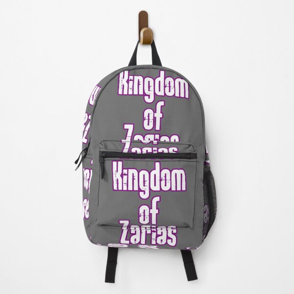 Item preview, Kingdom of Zarias Logo- White and Purple on Gray designed and sold by Greenwood2112.