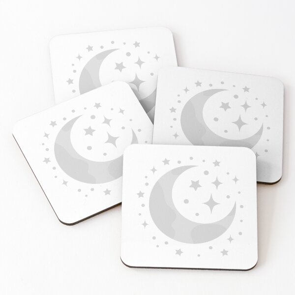Item preview, Silver Moon and Stars Design designed and sold by Creative Wolf Design.