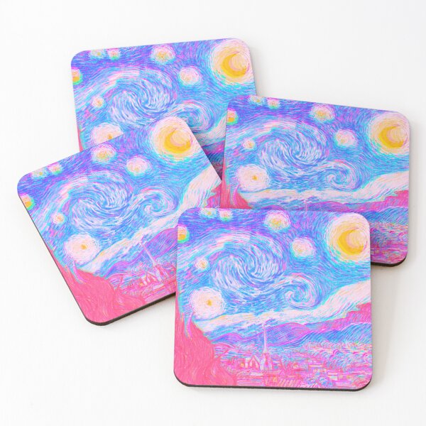 Item preview, The Starry Night (1889) by Vincent Van Gogh - Vivid, Bright, Colorful, Chromatic designed and sold by KaleidoscopicU.