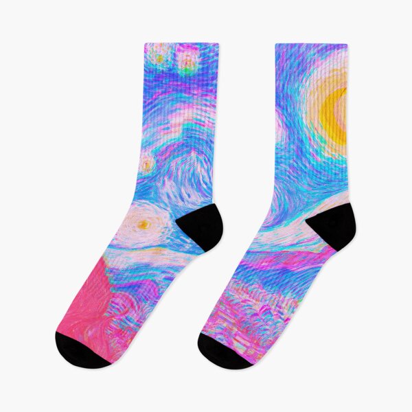Item preview, The Starry Night (1889) by Vincent Van Gogh - Vivid, Bright, Colorful, Chromatic designed and sold by KaleidoscopicU.