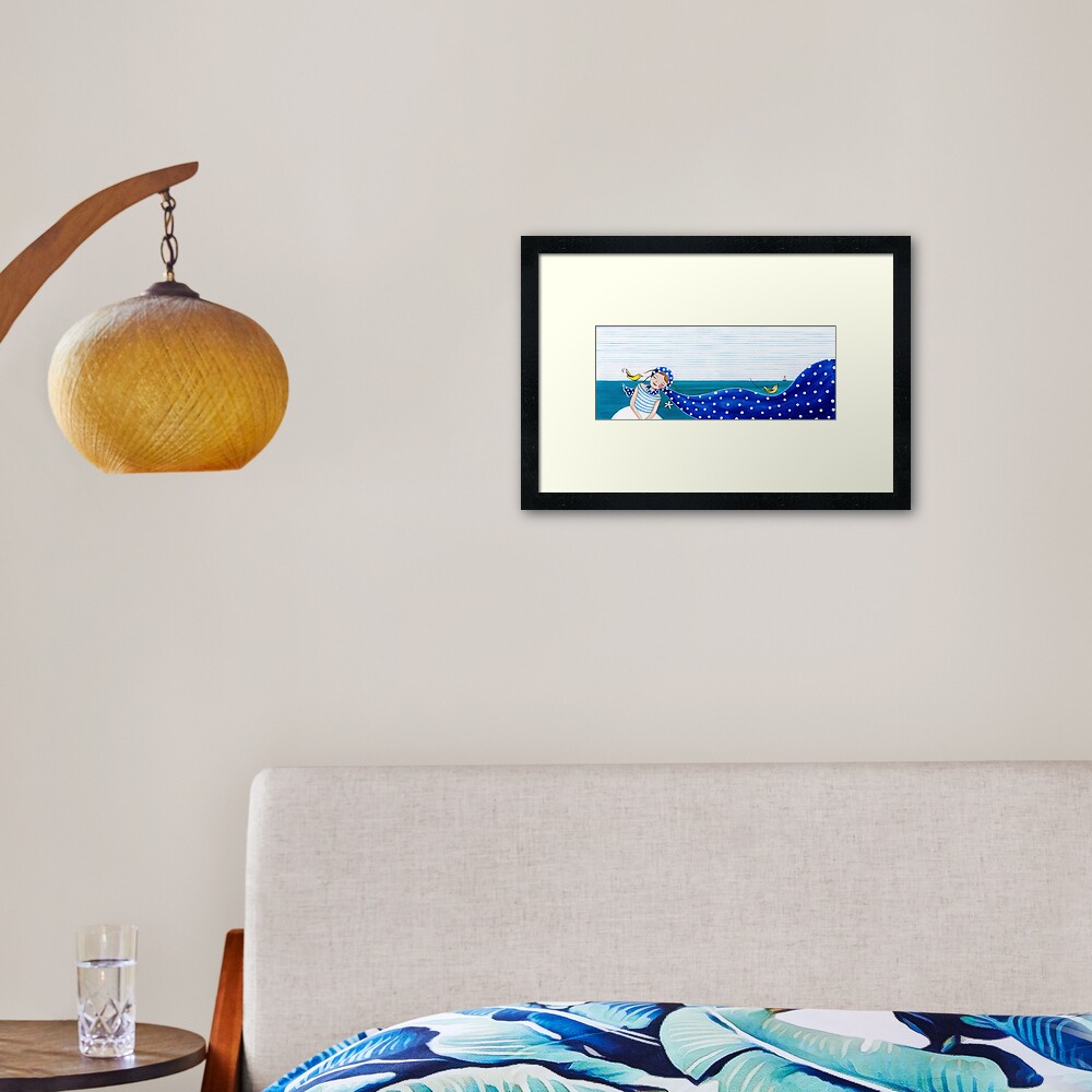 Item preview, Framed Art Print designed and sold by LauraBenitezArt.