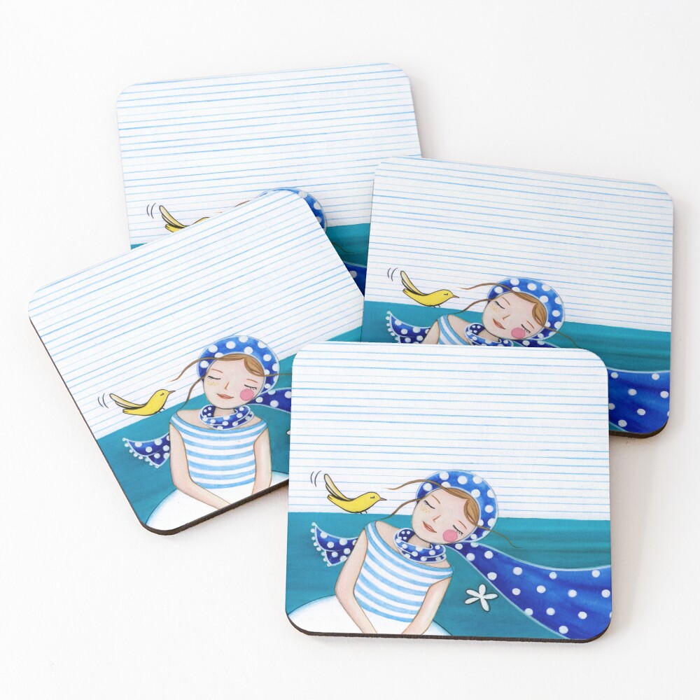 Item preview, Coasters (Set of 4) designed and sold by LauraBenitezArt.