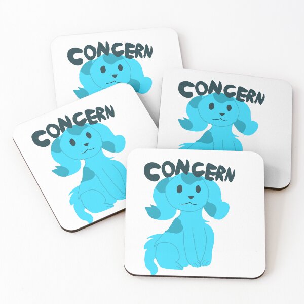 Item preview, Concerned blue puppy designed and sold by DisrepairCircus.