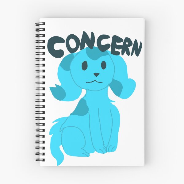 Item preview, Concerned blue puppy designed and sold by DisrepairCircus.