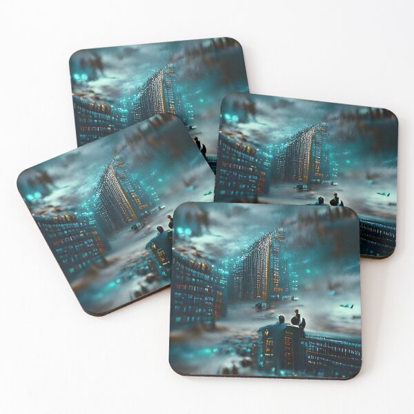 Item preview, Blue City Lights designed and sold by ellearden.